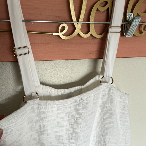 NAOO Nation AK Outfits White Eyelet Layered Maxi Boho Peasant Dress Medium - Picture 8 of 13